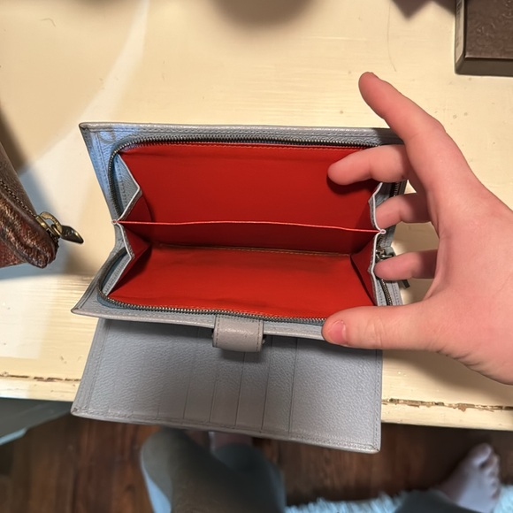 Bvlgari Blue Wallet Nwot - Picture 3 of 3